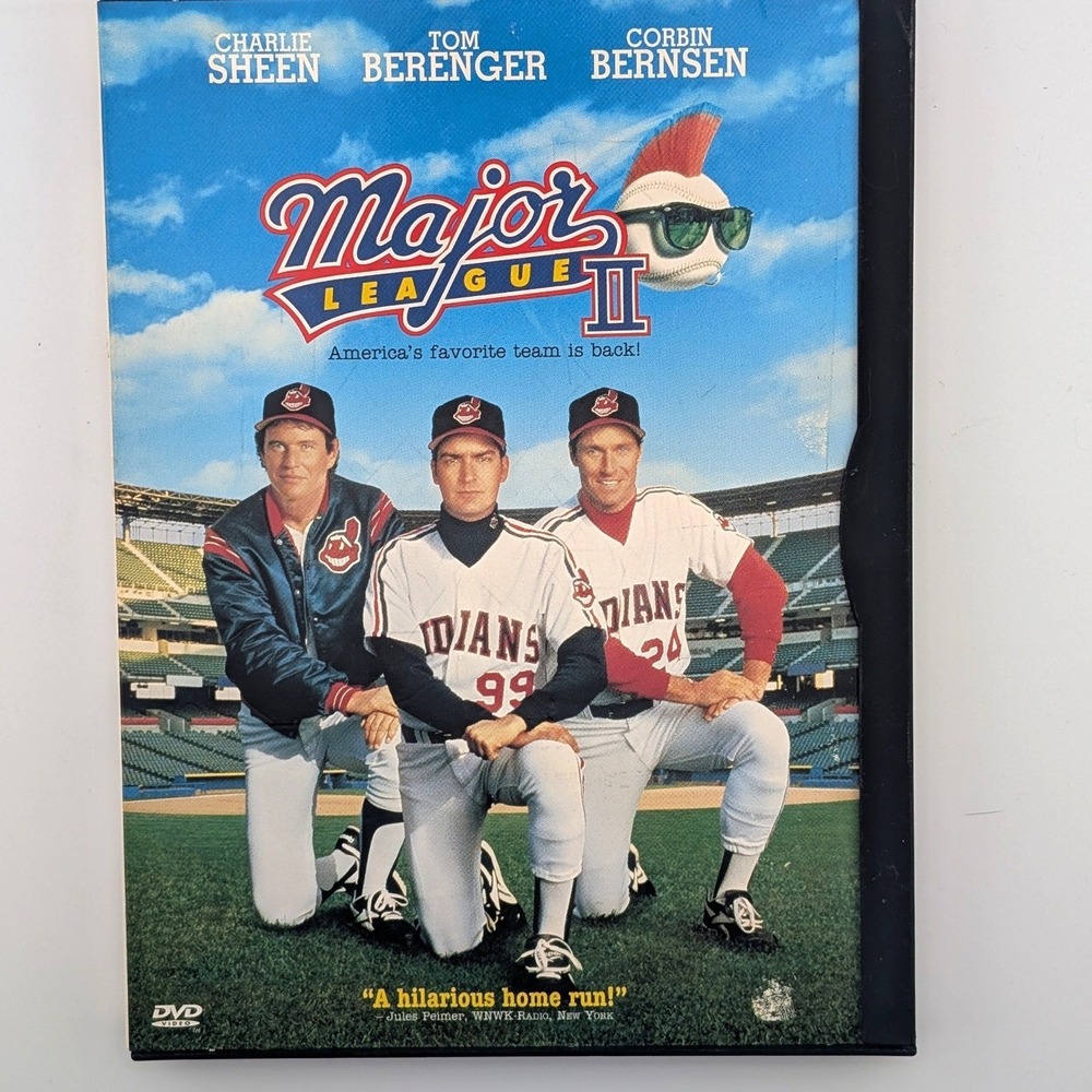Warner Bros Major League II DVD  Excellent Sports Comedy Movie